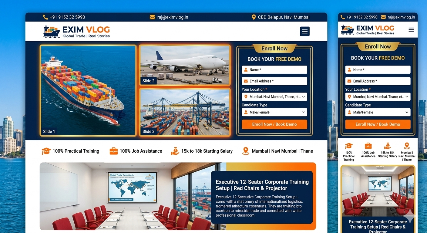 export import institute in belapur Best Export Import Course in CBD Belapur Export Import Business Consultant (High search intent) Export Import Classes near CBD Belapur Low Investment Export Business Custom Clearance Documentation Export Import Course in Navi Mumbai Export Import Training Program